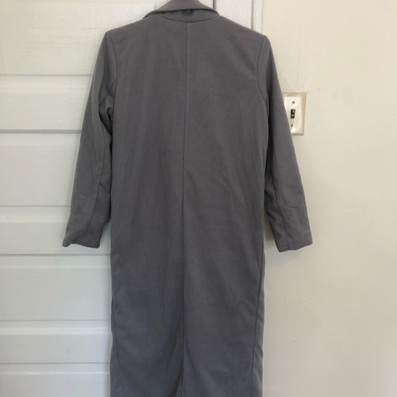 Oversize Collar Wool-blend Coat - Picture 4 of 4